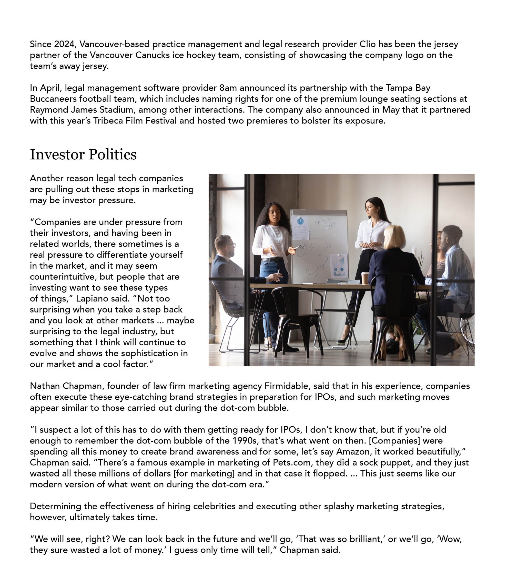 Law.com Legal Tech News pg. 3 - Flush With Funding, Legal Tech Startups Are Rebranding the Industry
